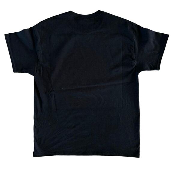 Sports Mom Sideline Cheerer Full Heart Medium Women’s Black T-Shirt Short Sleeve - Picture 4 of 7